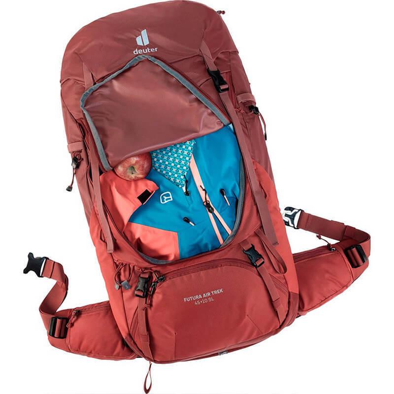 Рюкзак туристичний Deuter Futura Air Trek 45+10 л Redwood/Lava (3402021 5574) - фото 10