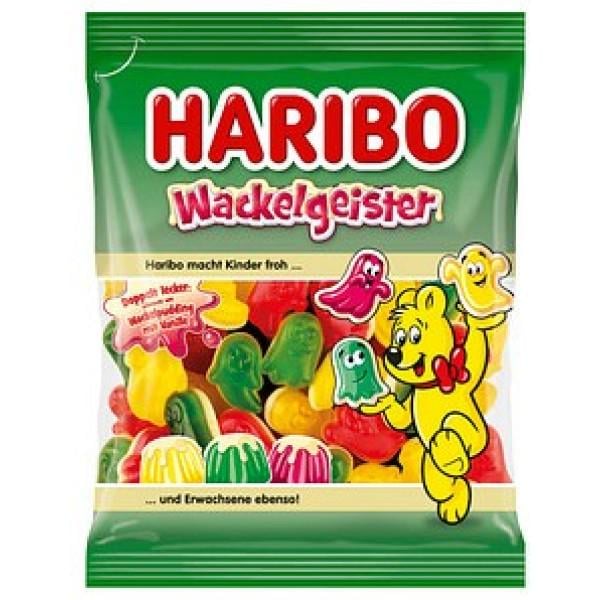 Цукерки желейні Привиди Haribo Wackelgeister асорті з ваніллю 160 г