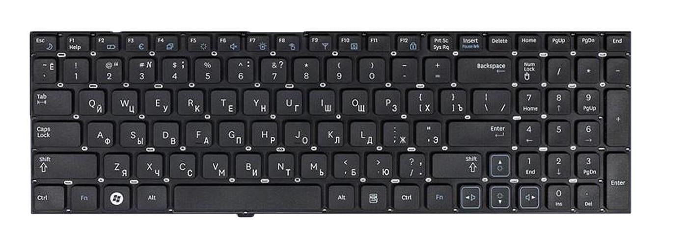 Клавиатура для ноутбука Samsung NP-RV520-S02RU матовая (BA59-02941D)