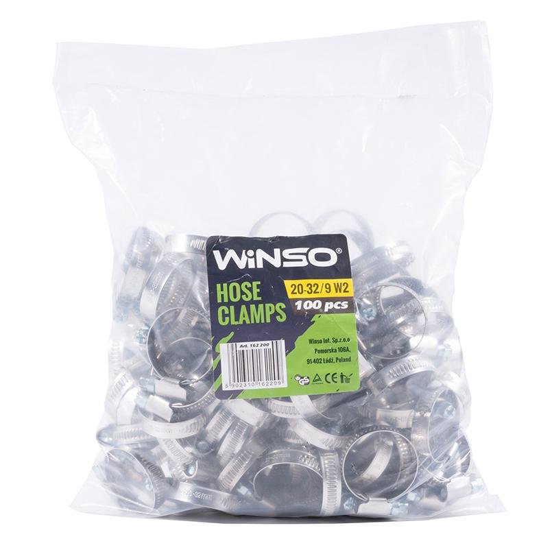 Хомут 20 32/W2, 9 мм 100 шт. (34108)