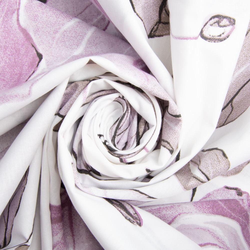 Ткань бязь ранфорс для постельного белья Прима 130 гр/м2 240 см Лиловый (6.22280/7)