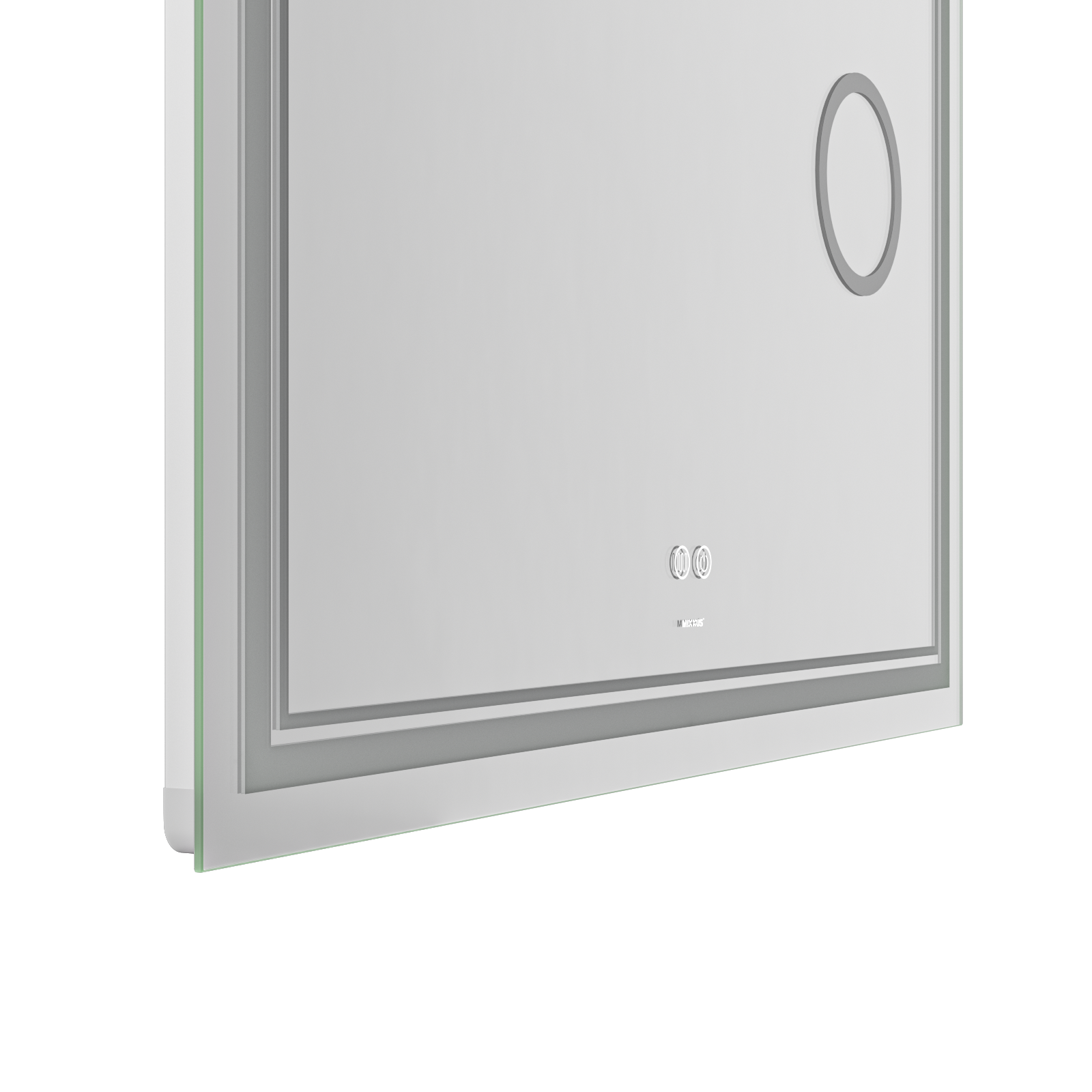 Дзеркало MIXXUS Premium QUADRO MR20-100x80 LED Touch/Anti-fog з димером/лінзою (MP6623) - фото 8 Дзеркало MIXXUS Premium QUADRO MR20-100x80 LED Touch/Anti-fog з димером/лінзою (MP6623) - фото 8