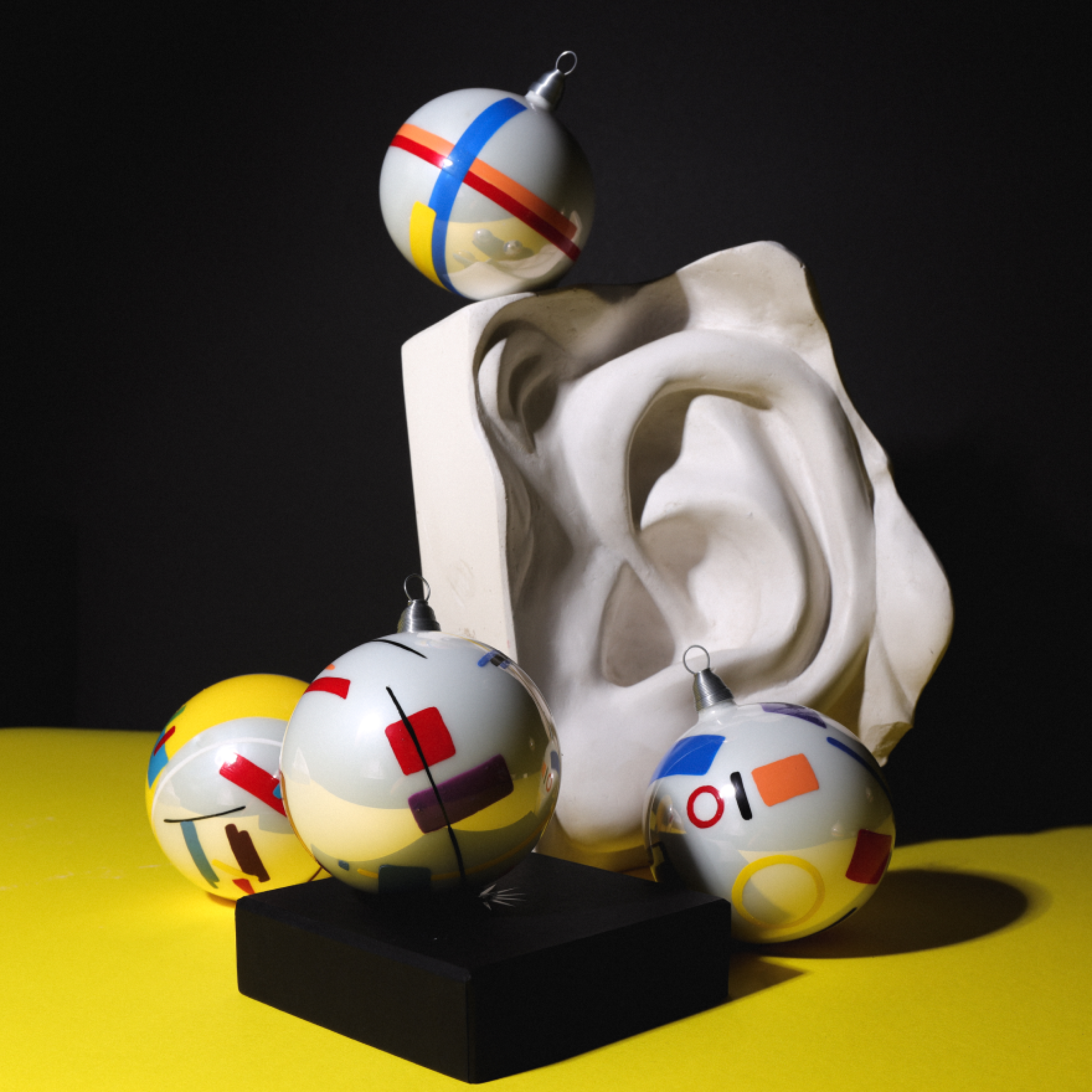 Набір ялинкових куль Супрематизм