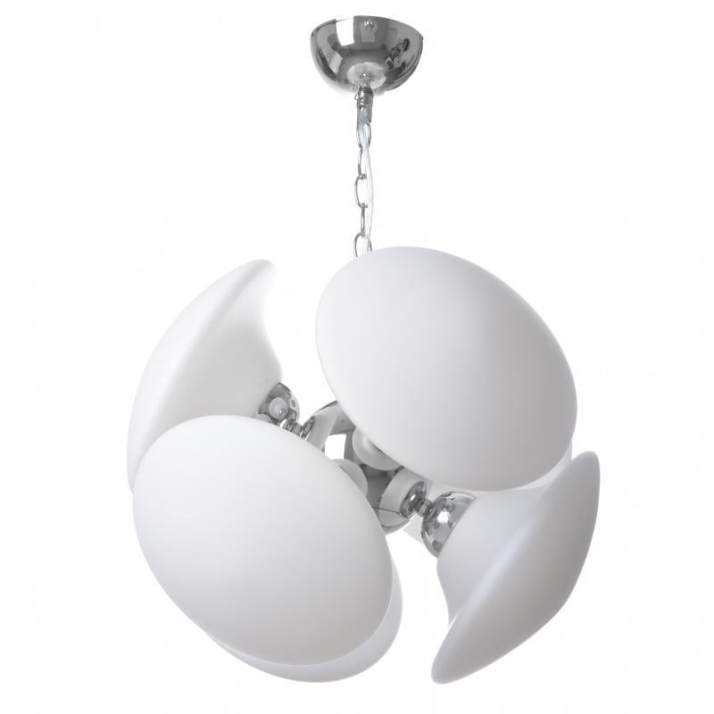 Люстра потолочная молекула Brille BL-427S/6 E27 CH