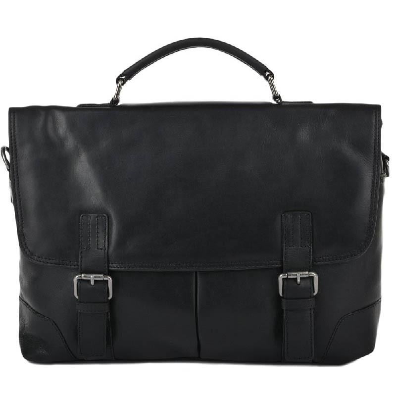 Портфель мужской Ashwood Elliot 12 л Black (ELLIOT BLACK)