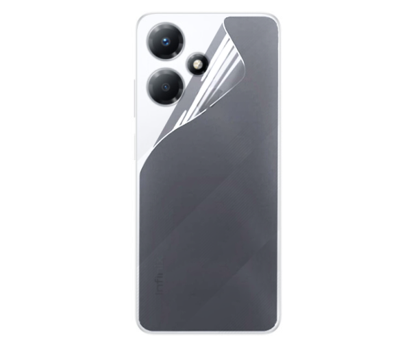 Пленка противоударная гидрогелевая Hydrogel Film для Infinix Hot 30 Play на заднюю панель Transparent