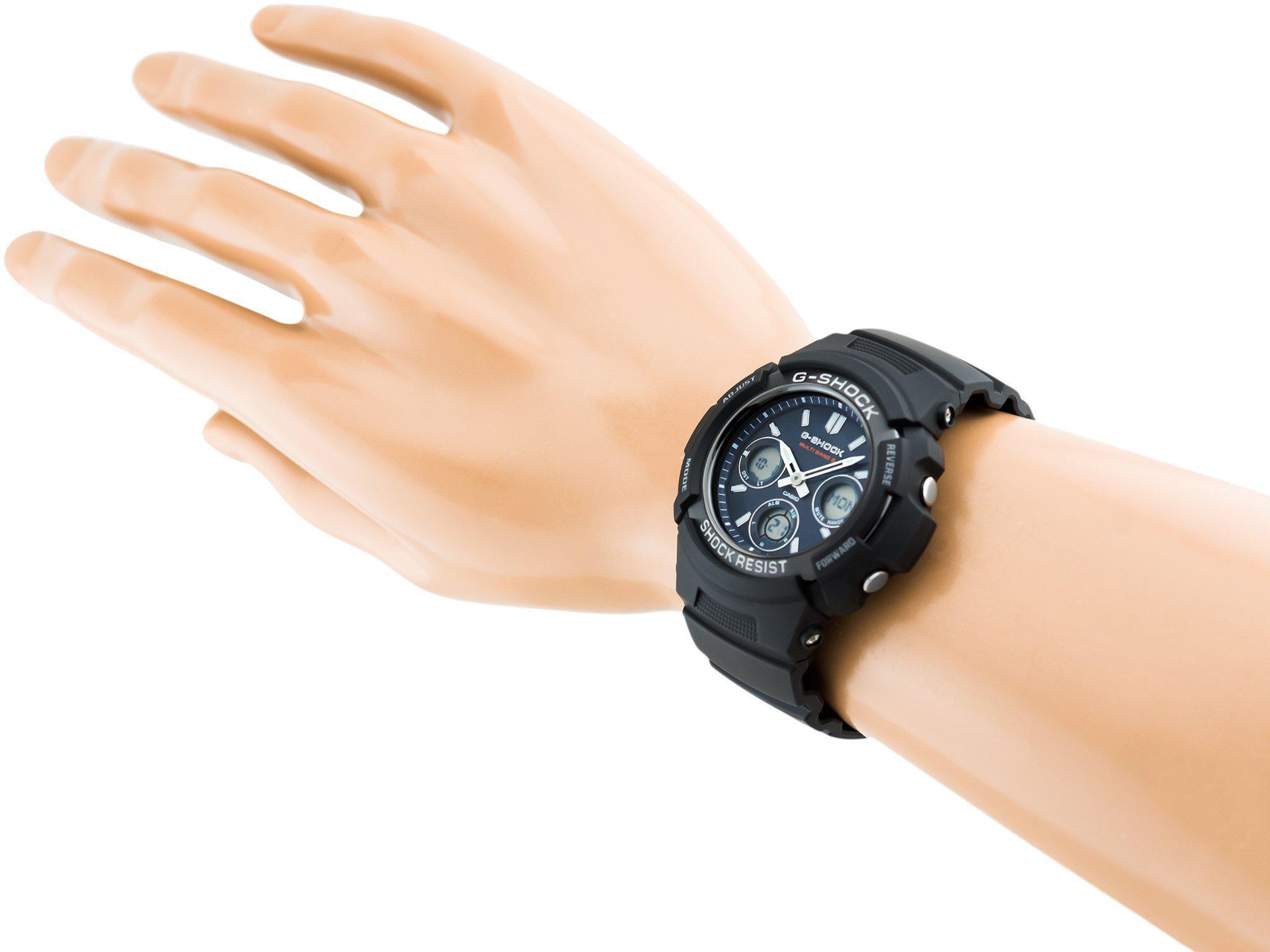 Часы Casio G-SHOCK AWG-M100SB-2AER (1485) - фото 5 Часы Casio G-SHOCK AWG-M100SB-2AER (1485) - фото 5