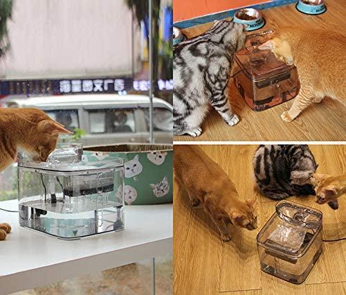 Поилка фонтан для кошек и собак NPET WF020TP 3 л с фильтром Прозрачный (1246366346) - фото 8