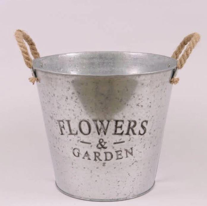 Кашпо металлическое Flowers & Garden (37921)