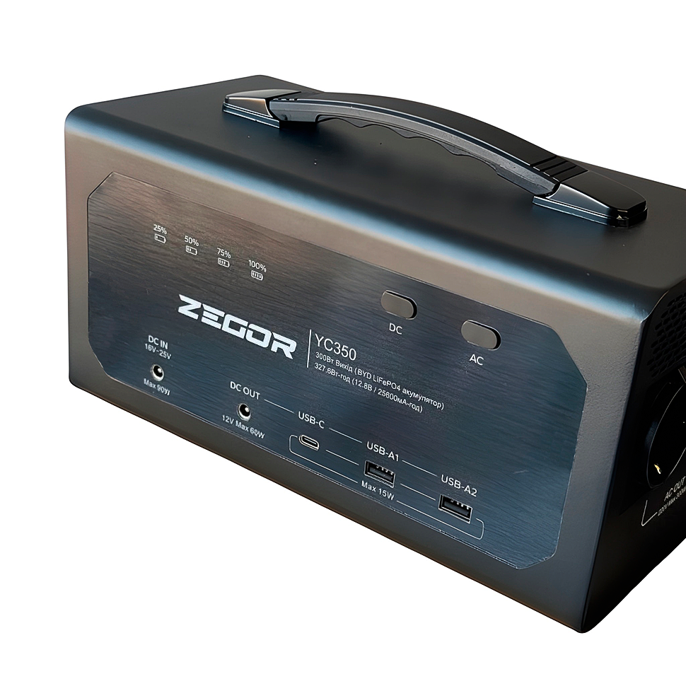 Зарядная станция портативная Zegor YC350 BYD LiFePO4 350 Вт - фото 2