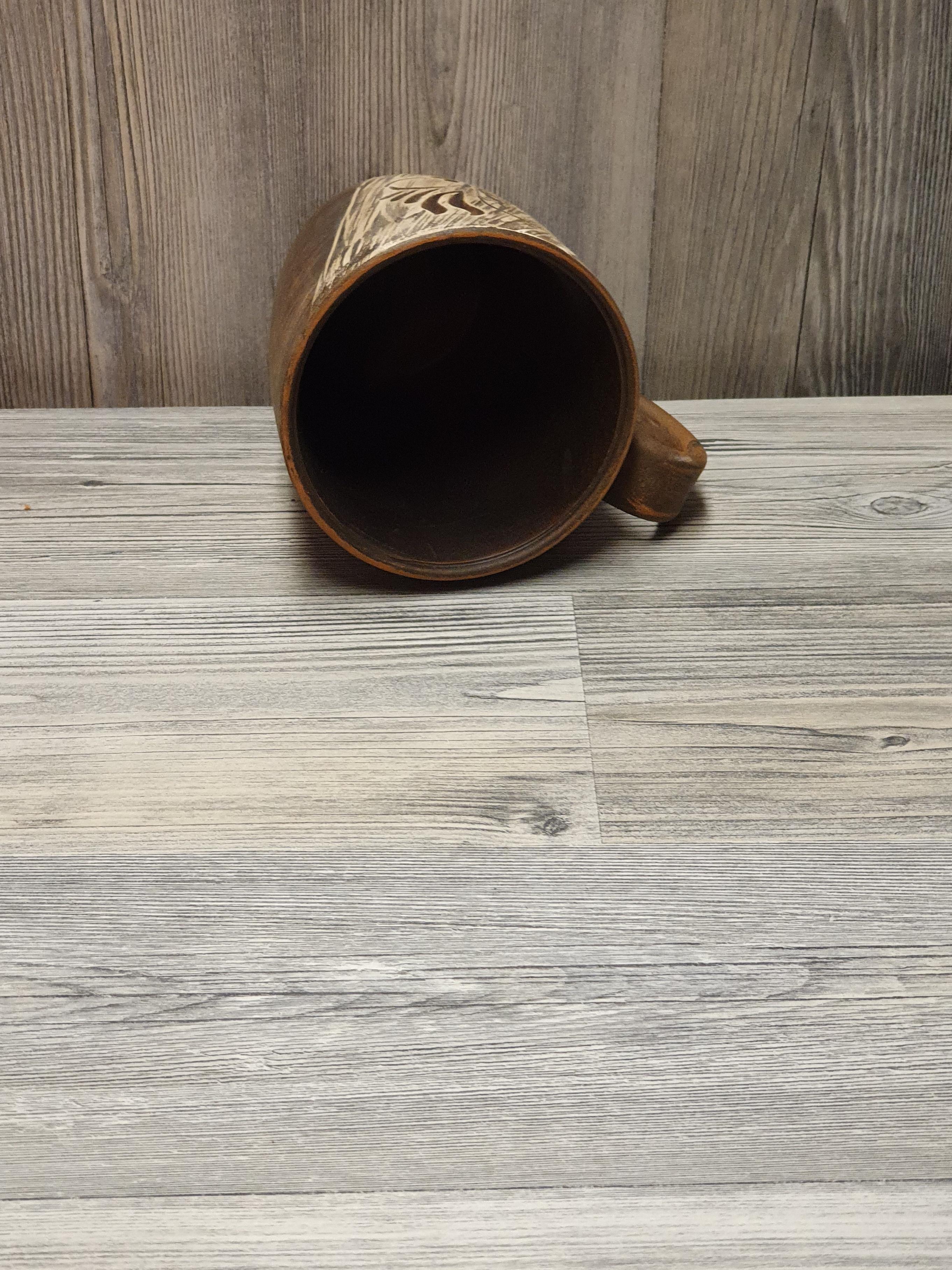 Чашка из красной глины (5189) - фото 6