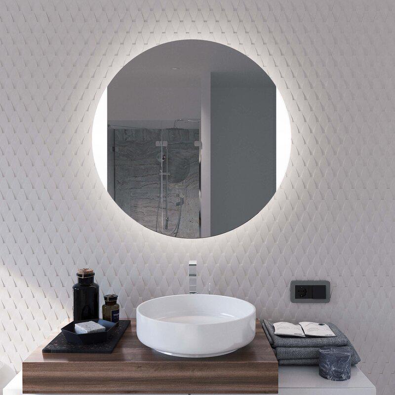 Зеркало Dim Dzerkal BANO с LED-подсветкой 70х70 см (13233)