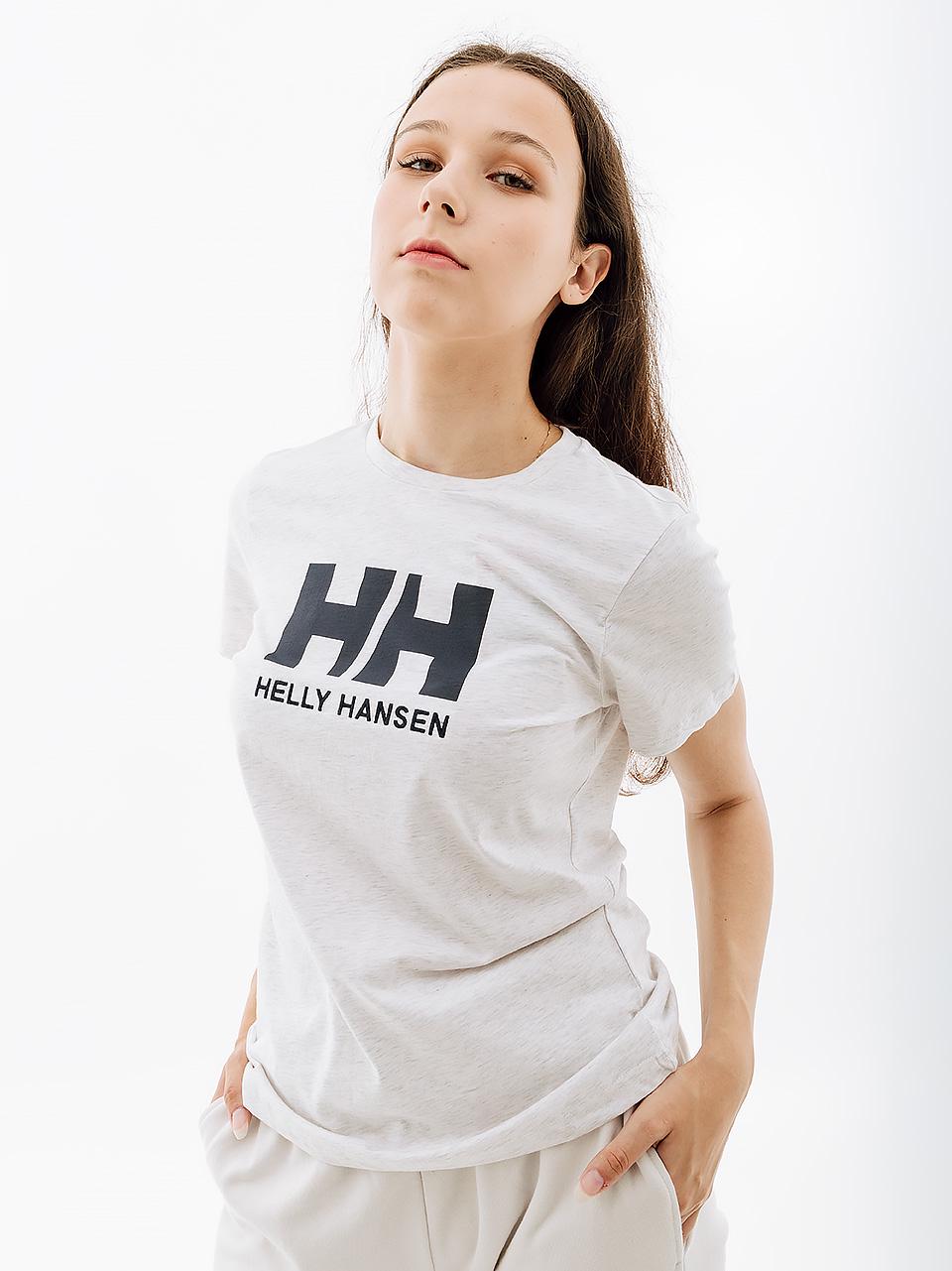 Футболка жіноча Helly Hansen W HH LOGO T-SHIRT XS Сірий (7d34112-823 XS)