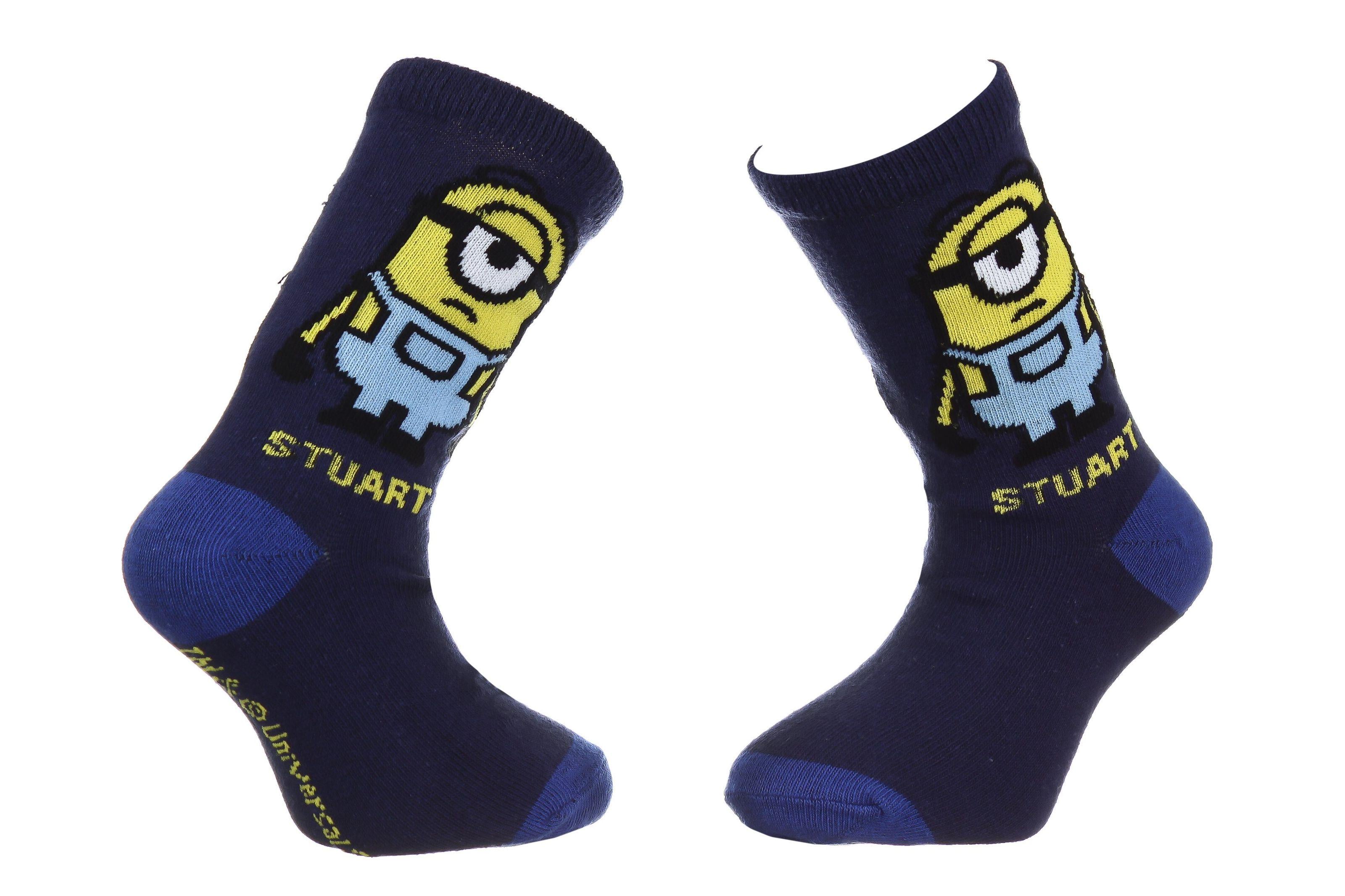 Шкарпетки Minions Stuart р. 35-38 Black/Blue (35124-2)