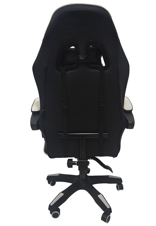 Кресло геймерское Bonro B-945 с подставкой для ног Черно-белый (29528879) - фото 4 Кресло геймерское Bonro B-945 с подставкой для ног Черно-белый (29528879) - фото 4