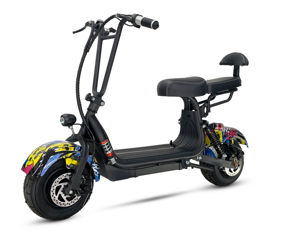 Электроскутер Atlas City+ 1000W 46V 16 Ah Black