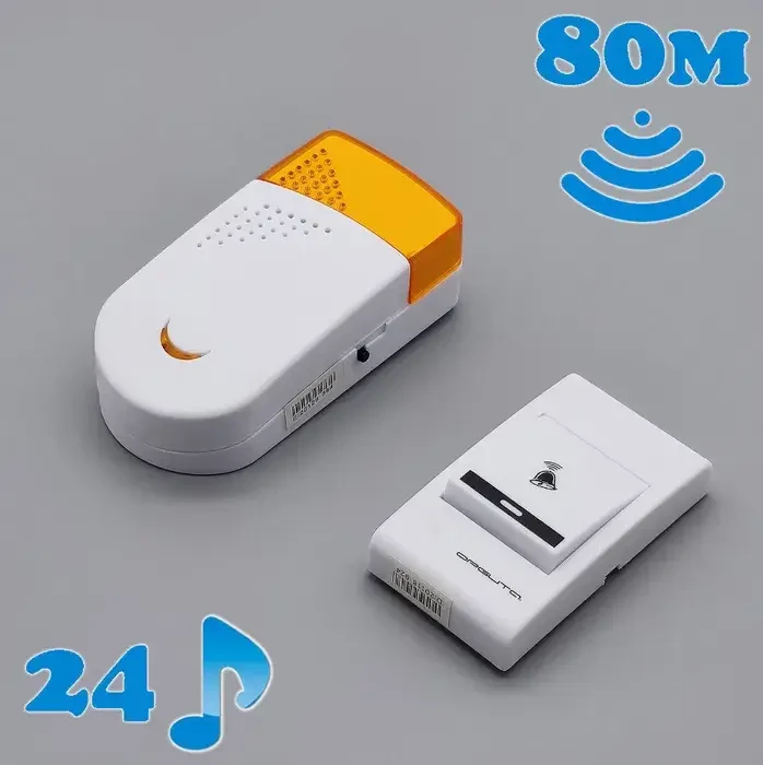 Дзвінок бездротовий Luckarm 8603 з підключенням до розетки 220 В (0091) - фото 3 Дзвінок бездротовий Luckarm 8603 з підключенням до розетки 220 В (0091) - фото 3