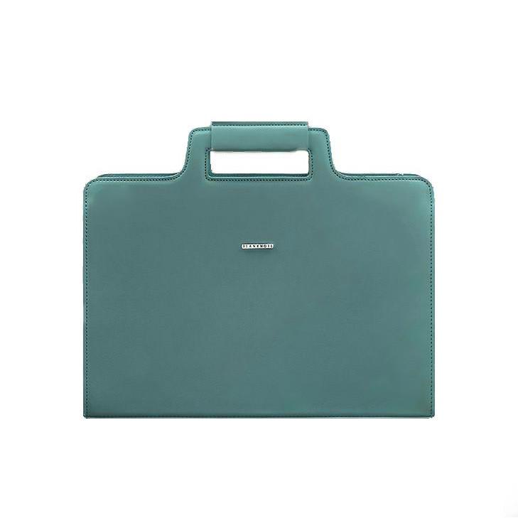 Женская сумка кожаная для ноутбука и документов Бирюзовый (A-027946) - фото 4 Женская сумка кожаная для ноутбука и документов Бирюзовый (A-027946) - фото 4