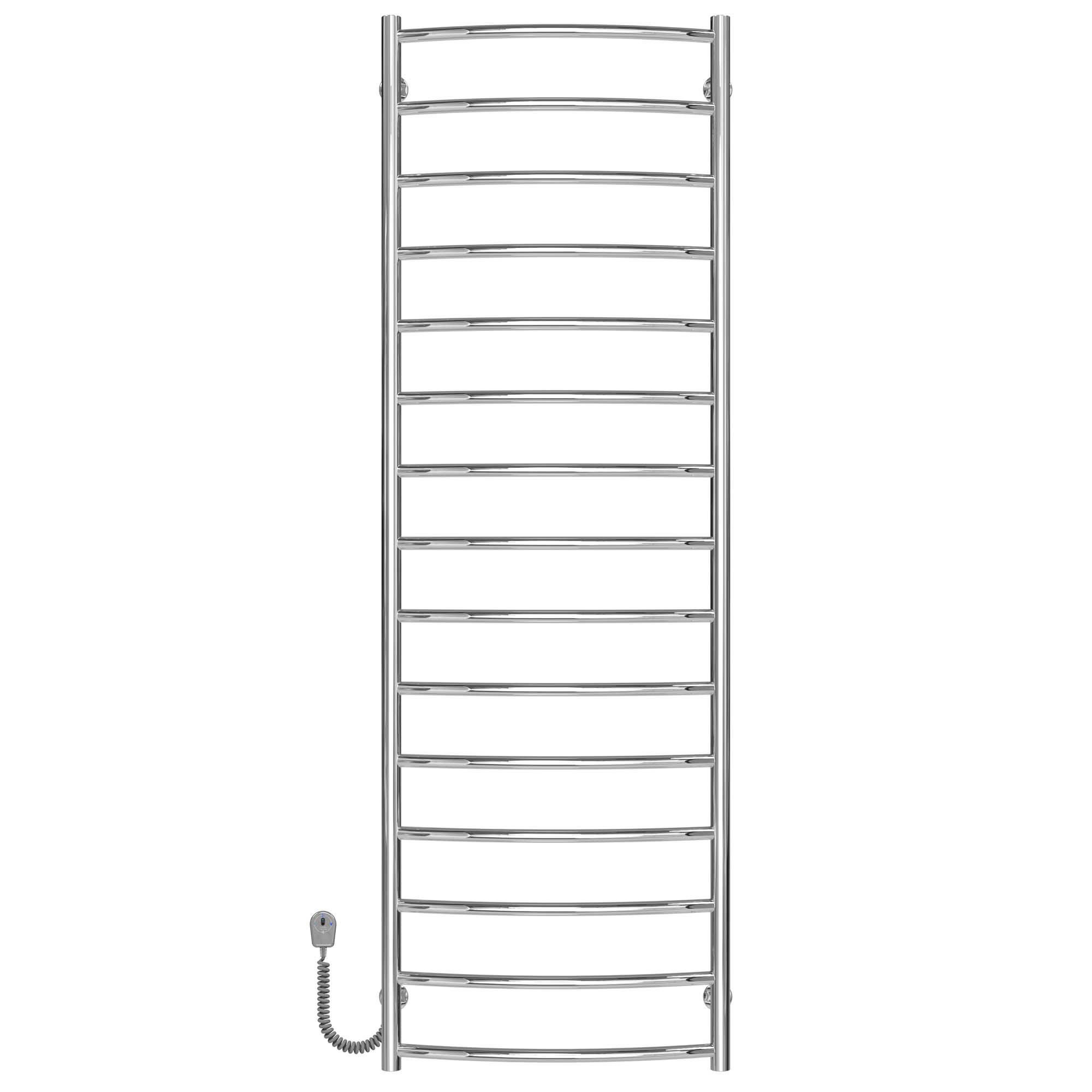 Полотенцесушитель электрический Deffi Классик П15 EF16 левое подключение нержавеющая сталь 500x1600 мм Хром (C.DK.160.50.15.ECL5)