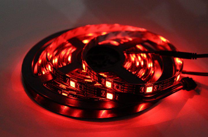 Світлодіодна стрічка Music RGB 5050 герметична контролер з мікрофоном 8 кольорів 5 м (8572751) - фото 8