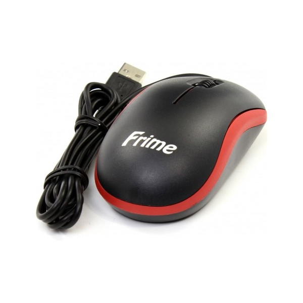 Миша Frime FM-010 USB Black/Red (FM-010BR) - фото 5