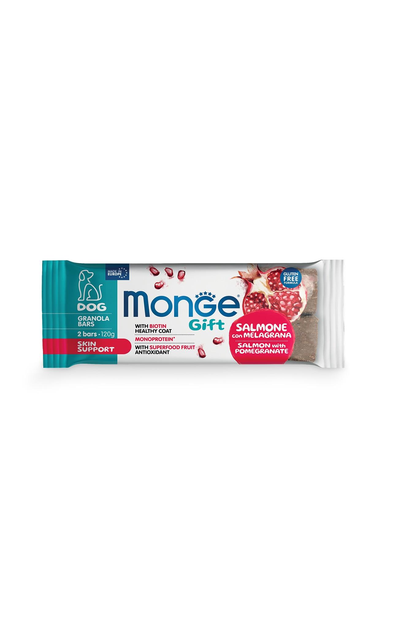 Ласощі для собак Monge Gift Skin support лосось з гранатом 120 г (70085915)