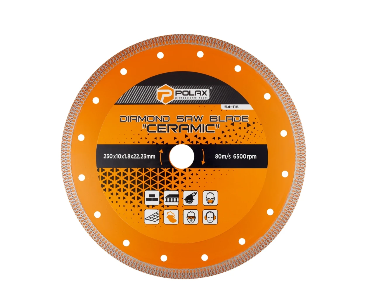 Диск алмазный Ceramic 230x10x1,8x22,23 мм (27806379)