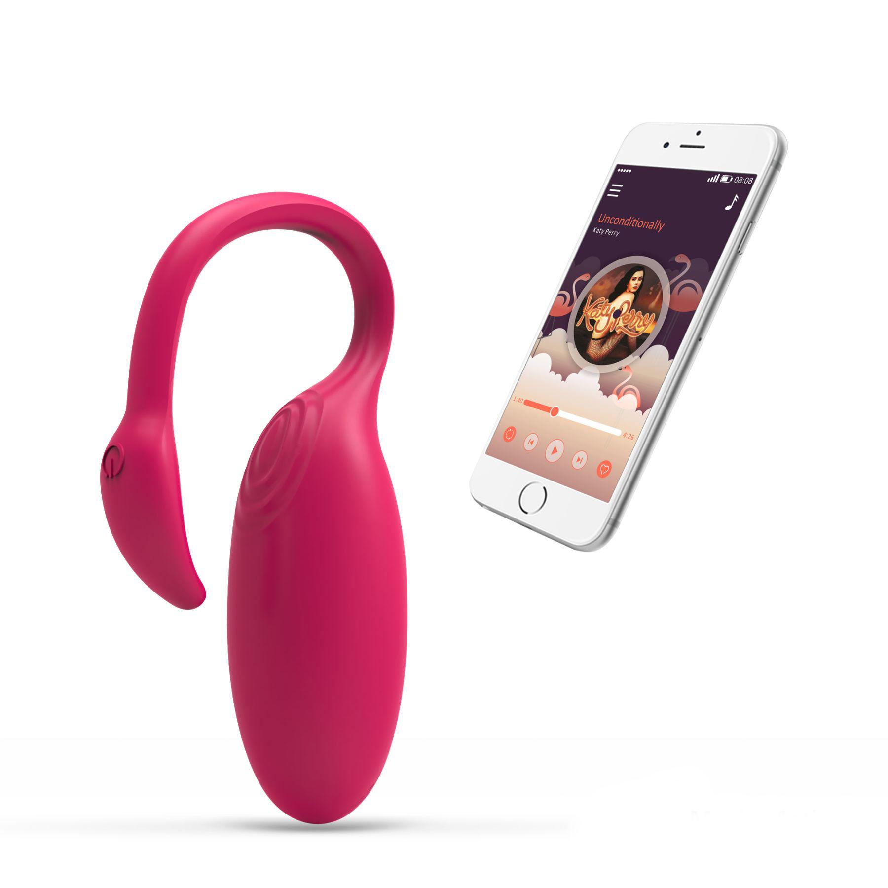 Смарт-віброяйце Magic Motion Flamingo зі Стимулятором клітора (SO2686)