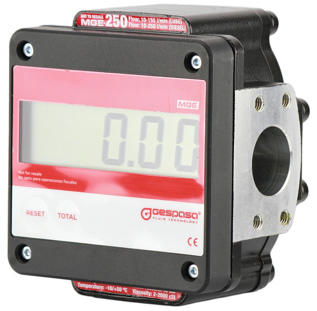 Паливний лічильник Gespasa MGE-250 до 250 л/хв та різьбою підключення BSPP 1 1/2" (29679376)