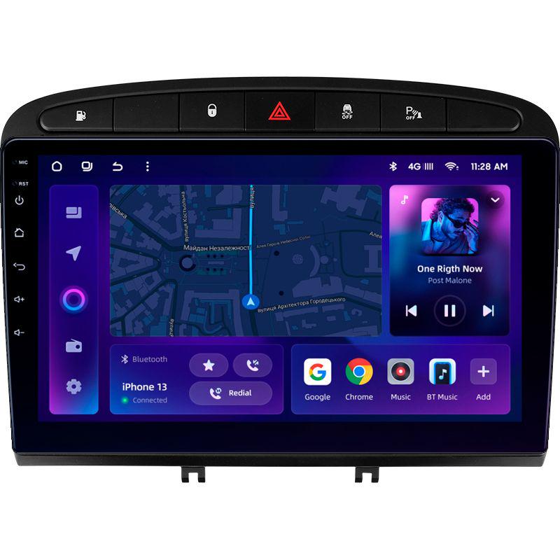 Автомагнитола штатная AMS MOSS M3 4/32 GB для Peugeot 408 1 T7 2012-2020/Peugeot 308 2007-2015 9" (AR-93505)