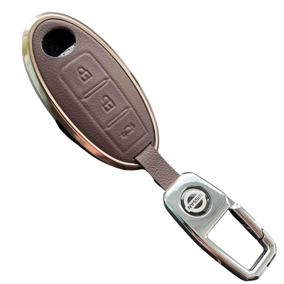 Чехол алюминиевый для ключа Nissan (ns1alb)
