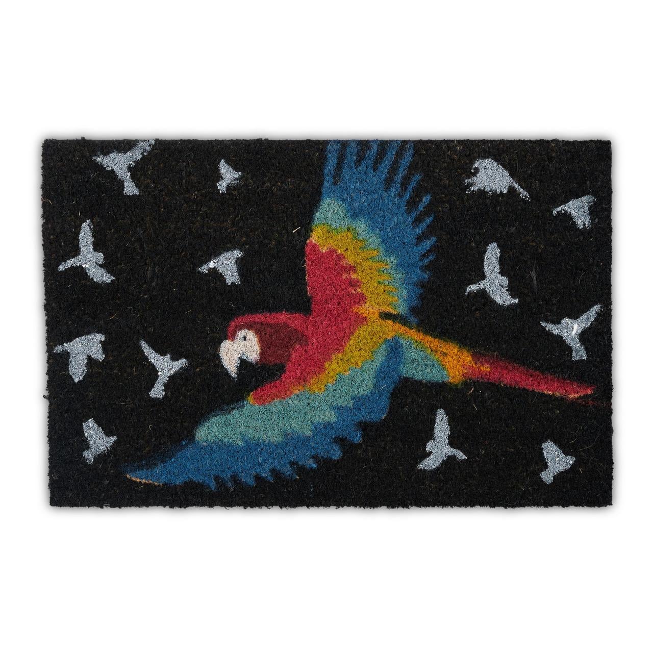 Коврик Relaxdays Попугай из кокосового волокна 60x40 см (10039094)