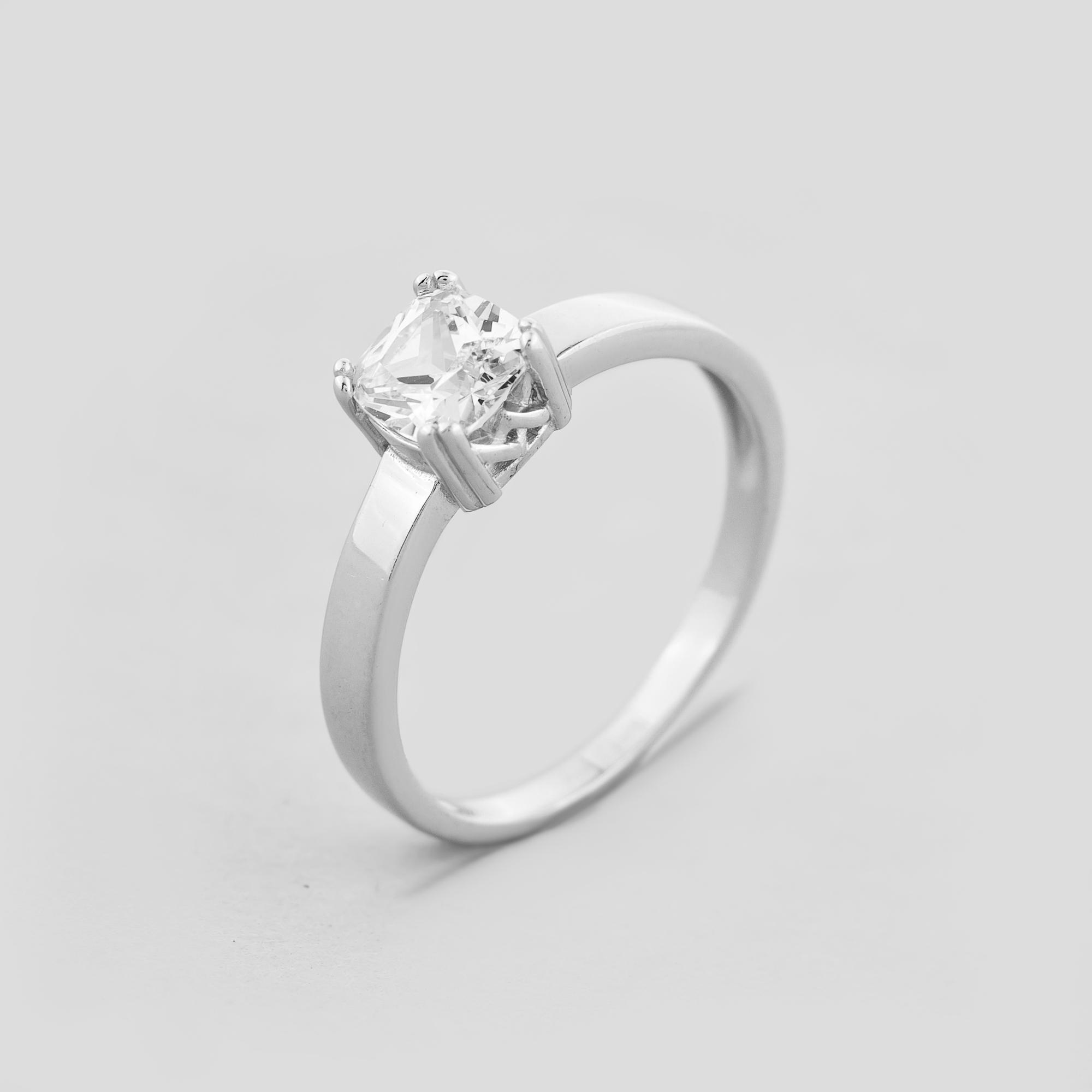 Серебряное кольцо Minimal Серебряная грация р. 18,5 (18249)