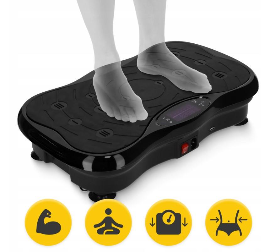 Степь-платформа вибрационная тренировочная 4FIZJO с пультом дистанционного управления и экспандерами Black (id_1200) - фото 6 Степь-платформа вибрационная тренировочная 4FIZJO с пультом дистанционного управления и экспандерами Black (id_1200) - фото 6