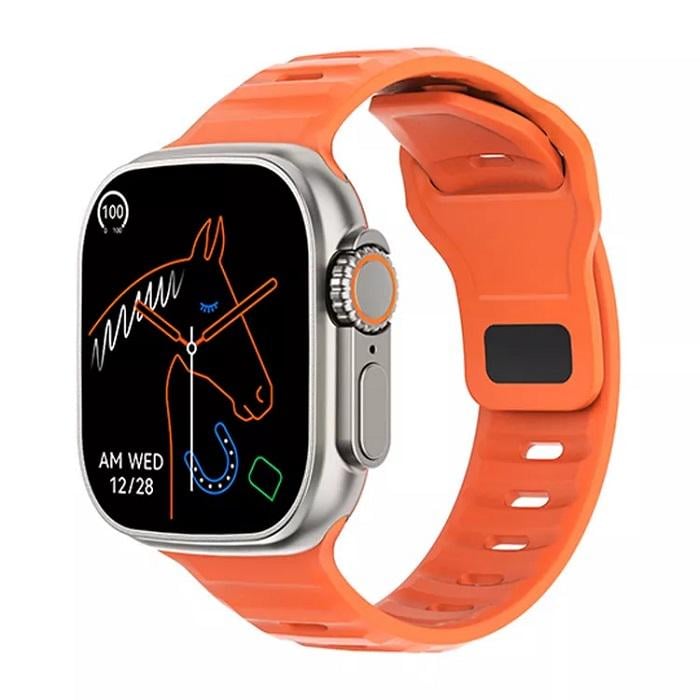 Смарт-годинник чоловічий No.1 DT8 Ultra з підтримкою дзвінків 49 мм Помаранчевий