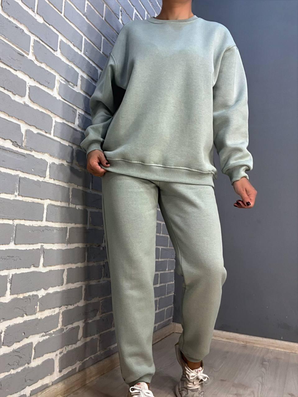 Світшот жіночий PEPPER MINT 24-14 базовий простий подовжений оверсайз M Оливковий (941) - фото 6 Світшот жіночий PEPPER MINT 24-14 базовий простий подовжений оверсайз M Оливковий (941) - фото 6