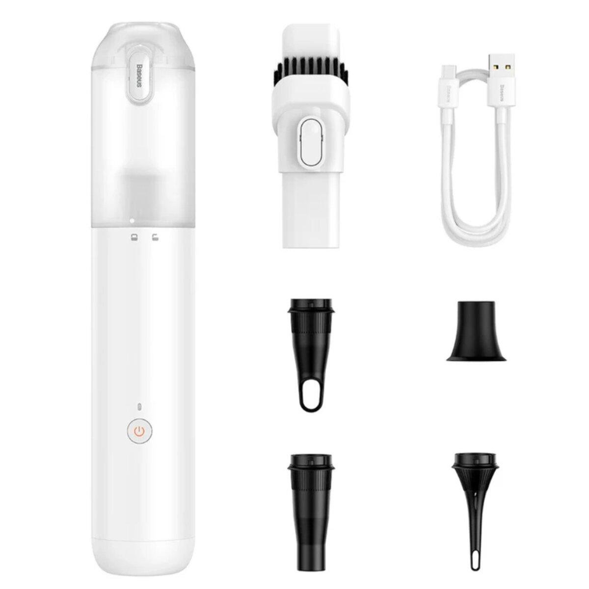 Автопылесос BASEUS A3 Lite Car Vacuum Cleaner White - фото 5 Автопылесос BASEUS A3 Lite Car Vacuum Cleaner White - фото 5