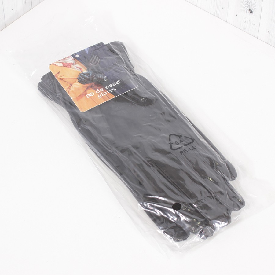 Рукавиці жіночі шкіряні LM3512-1 демісезонні класичні L/7,5"/19 см Чорний (2807160207) - фото 5