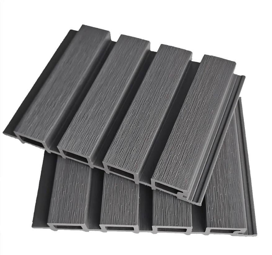 Панель фасадна Ardoline 3D рейка ДПК 220х25х2900 мм Dark Grey (35795891)