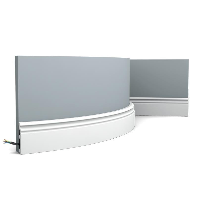 Плинтус напольный гибкий Orac Decor SX195F 2000х80х19 мм (3003)
