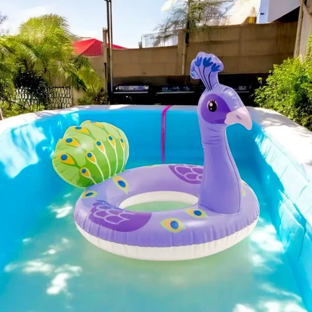 Круг надувной Intex Павлин 3-6 лет 97х58 см (59221NP) - фото 2