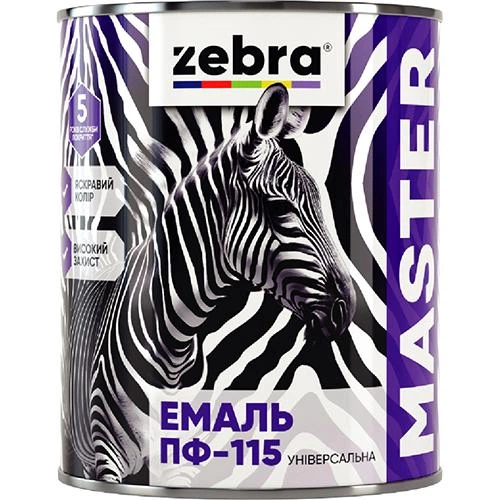 Емаль ZEBRA ПФ-115 0,25 кг М48 Синій