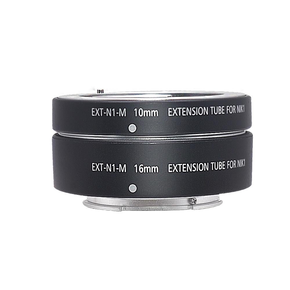 Макрокольца автофокусные для фотокамер Nikon 1 байонет Nikon 1 беззеркальные Mcoplus EXT-N1-M 10/16 мм