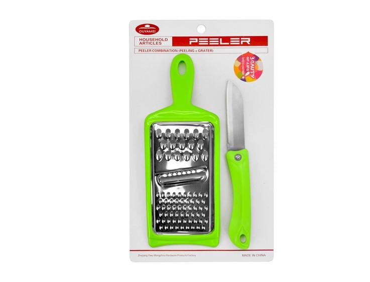 Терка с ножом 20 см/19 см 2 пр. (AN0138193) - фото 1 Терка с ножом 20 см/19 см 2 пр. (AN0138193) - фото 1