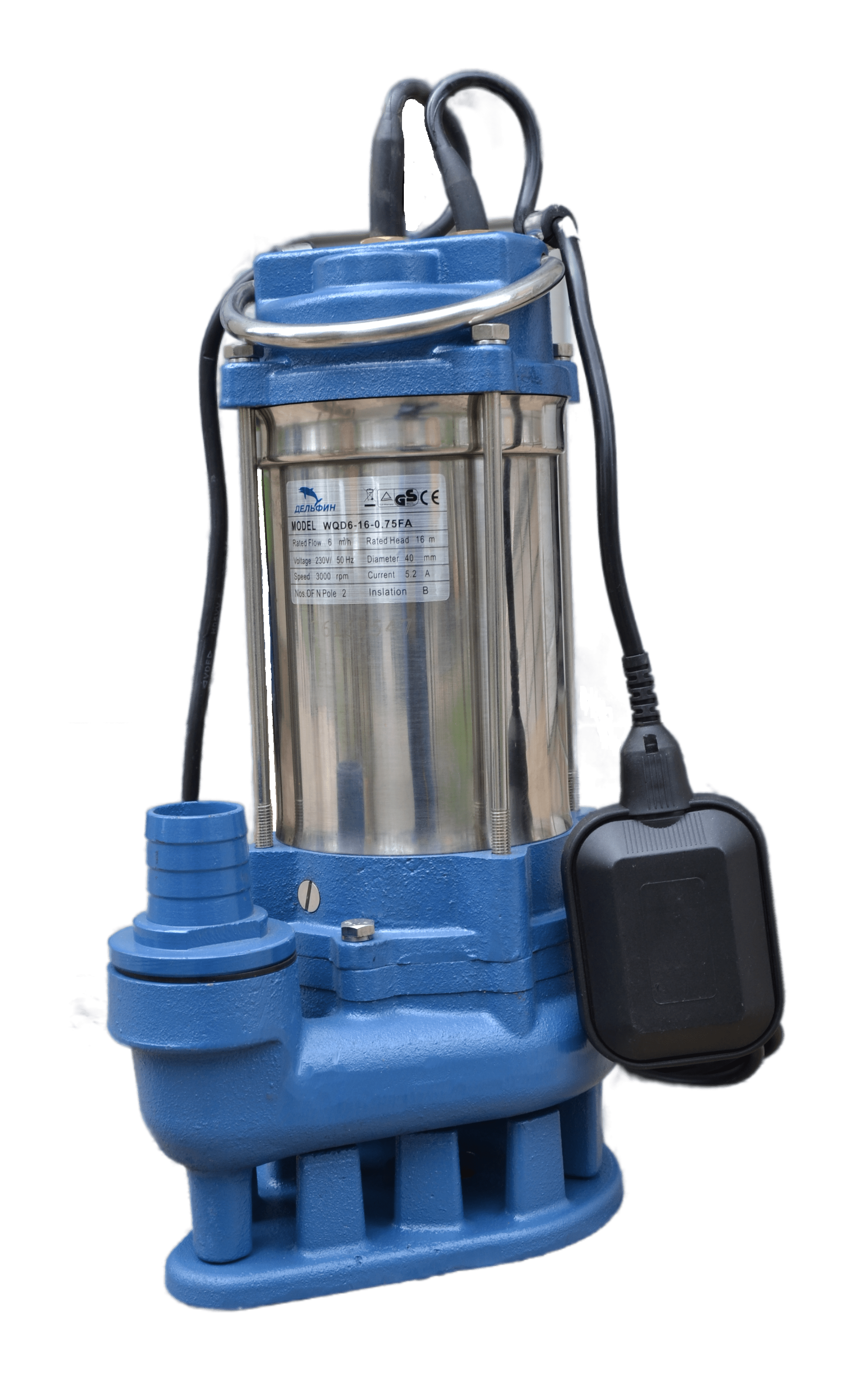 Насос фекальний Дельфін V 1100 FD (1794)