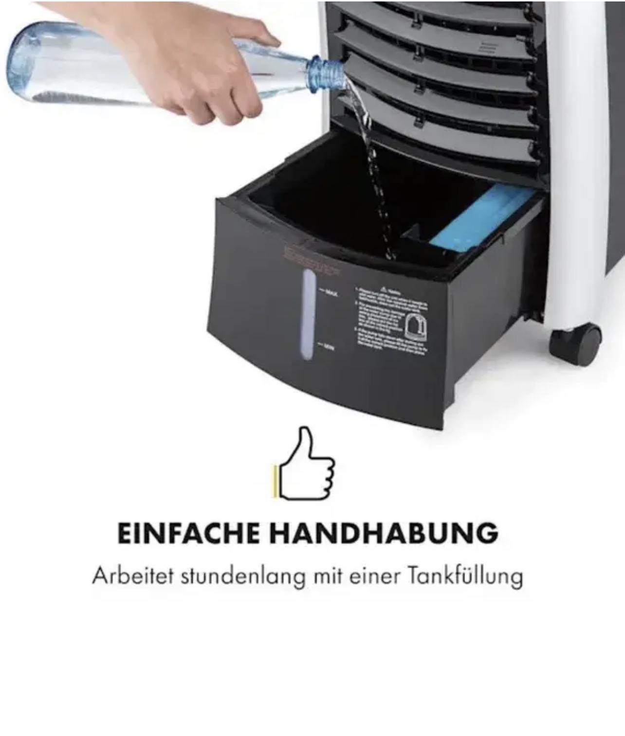 Вентилятор-охладитель мобильный KLARSTEIN Maxfresh 4в1 55 Вт (10029349) - фото 5