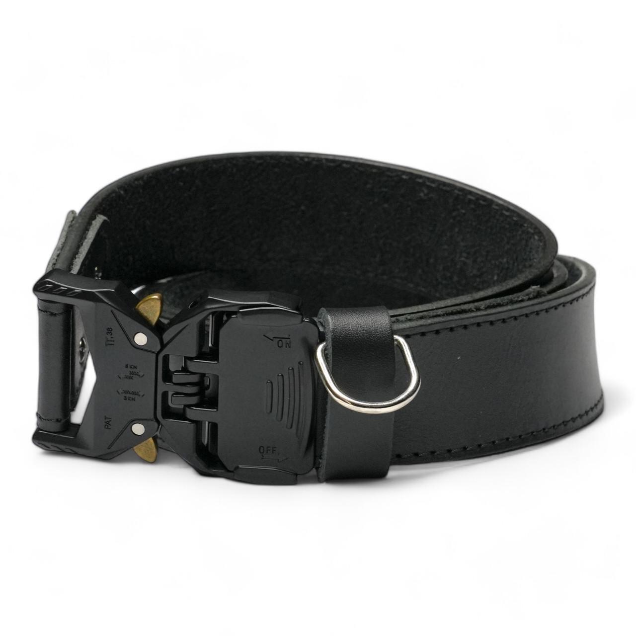 Ремень COBRA кожаный LUX one size Черный (2291333733)