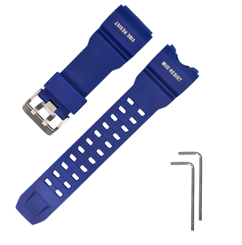 Ремінець для Casio G-Shock GWG-1000 Blue SI (4124) Ремінець для Casio G-Shock GWG-1000 Blue SI (4124)