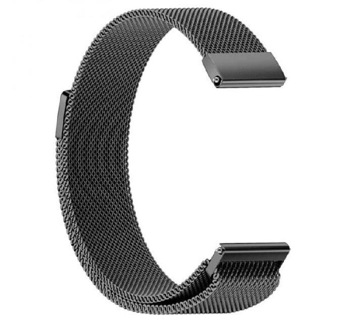 Миланский сетчатый ремешок для часов Samsung Galaxy Watch 46 мм SM-R800 Black (780387716)