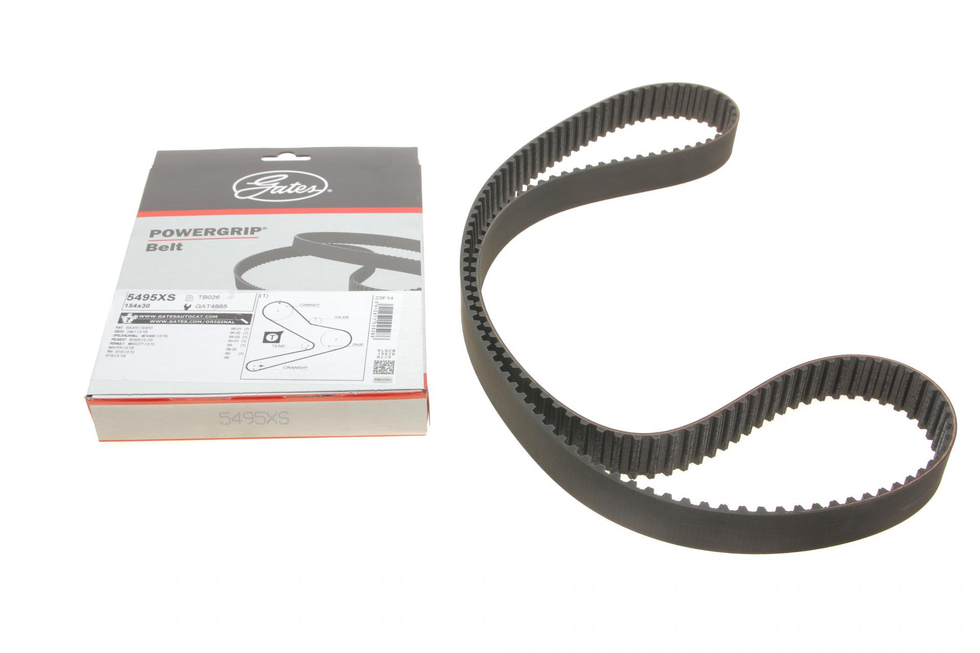 Ремінь ГРМ Fiat Ducato/Opel Movano/Renault Master II/Iveco Daily II-III 2.8TDI 97-02 04- 5495XS GATES Ремінь ГРМ Fiat Ducato/Opel Movano/Renault Master II/Iveco Daily II-III 2.8TDI 97-02 04- 5495XS GATES